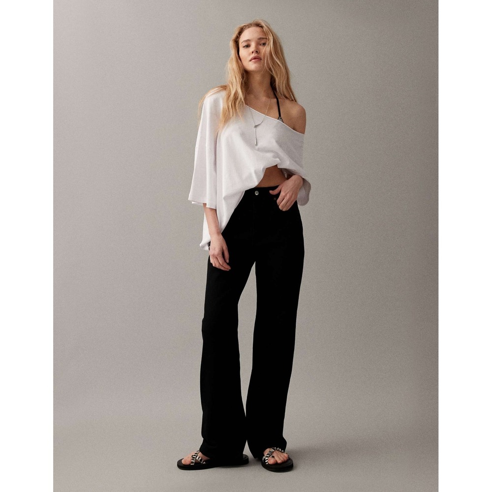 Abercrombie & Fitch 90s Relaxed Jeans Womens 25 High Rise Minimalist  Capsule‎